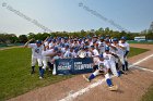 Baseball vs Babson  Wheaton College Baseball players celebrate their victory over Babson to win the NEWMAC Championship for the third year in a row. - (Photo by Keith Nordstrom) : Wheaton, baseball, NEWMAC